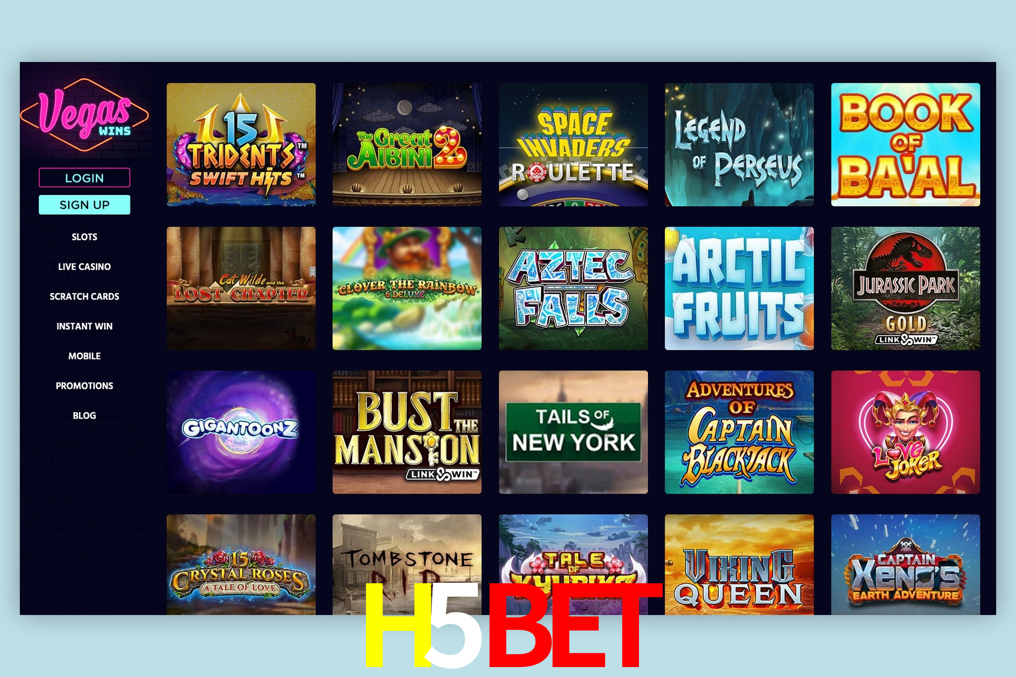 Descubra o Mundo do Cassino Online com H5Bet